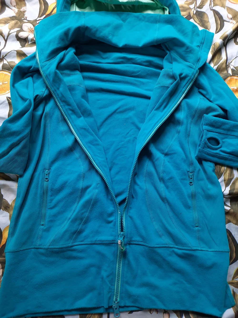 lululemon athletica Teal Zip Hoodie - Picture 5 of 5
